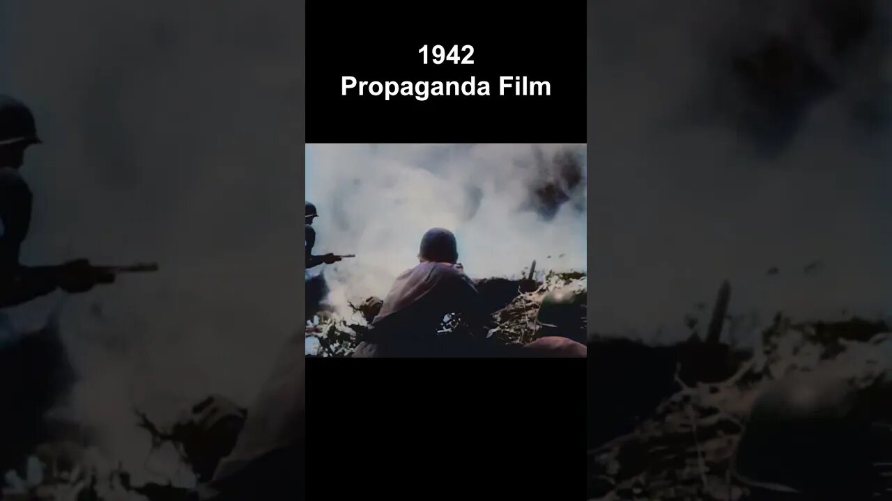 [1942] American Military Propaganda Film | Restored Footage, Colorized, 60fps