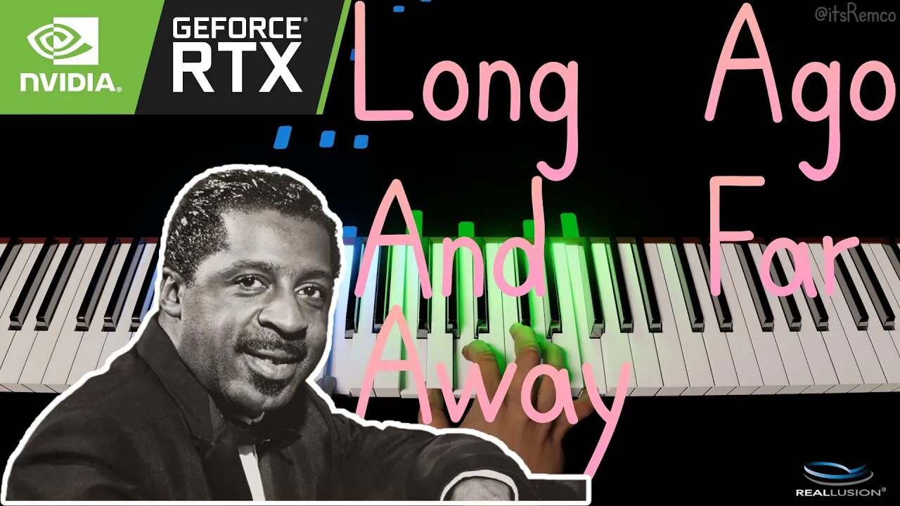 Erroll Garner - Long Ago And Far Away 1951: Concert Creator A.I Chest Cam (Jazz Piano Ballad + Bass)