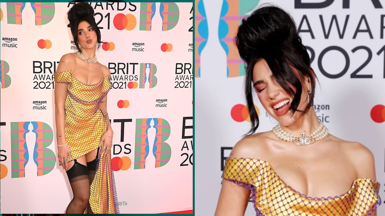 Dua lipa looking gorgeous at Brit awards 2021