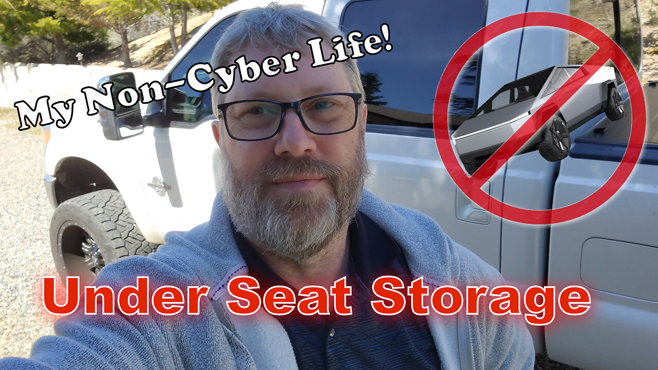 My Non-Cyberturck's Under Seat Storage