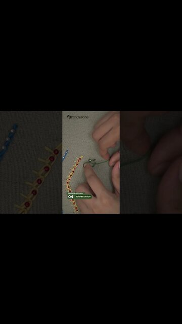 Hand Embroidery Beaded - Stitching DIY #embrodiery