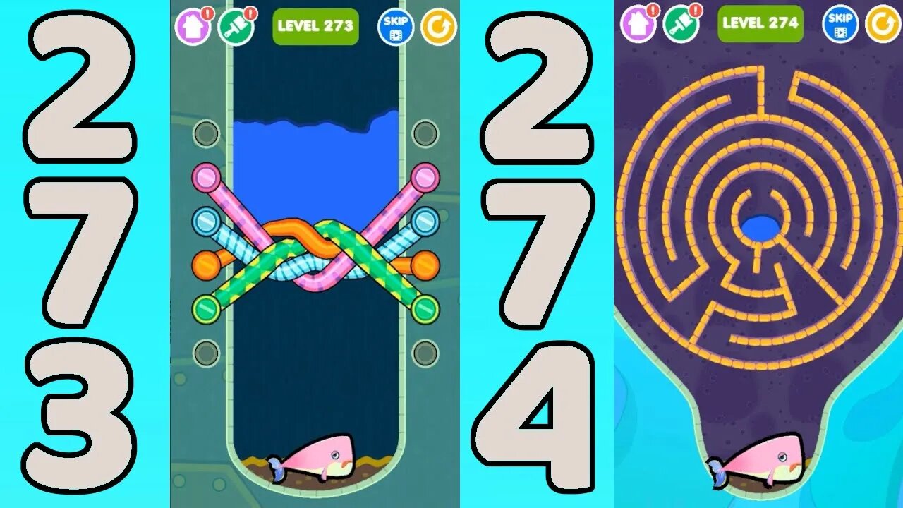 Save the Fish Level 273 & 274