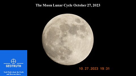 Moon Lunar Cycle October 27 2023