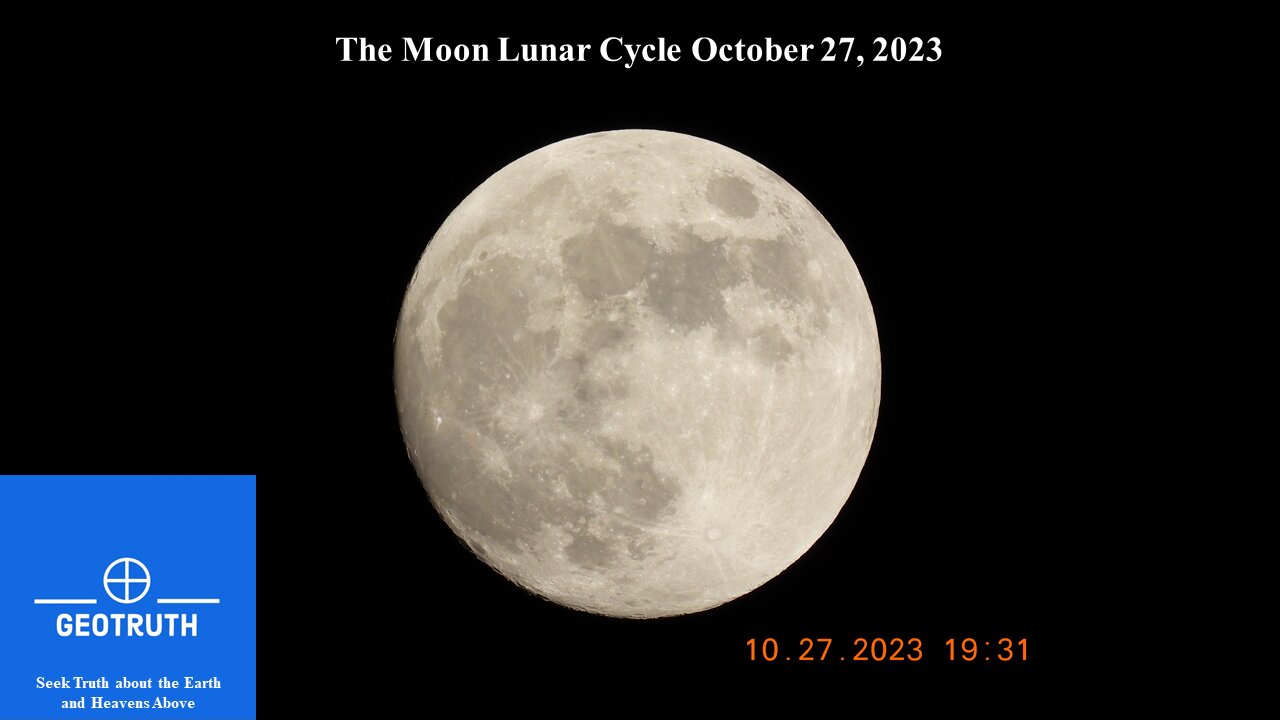 Moon Lunar Cycle October 27 2023