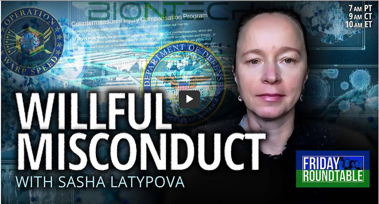 WILLFUL MISCONDUCT: Unprecedented Challenge to the PREP Act’s Liability Shield With Sasha Latypova