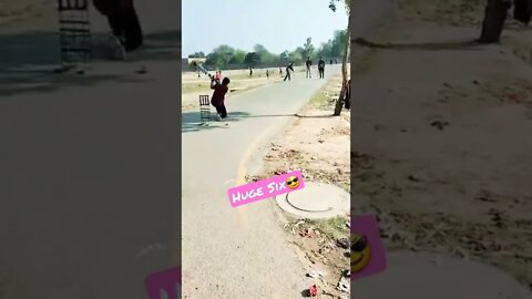 Huge Six😎#cricketlover #1M #shorts #shortvideo #viral