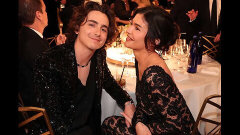 Kylie Jenner and Timothée Chalamet KISS During Golden Globes Date
