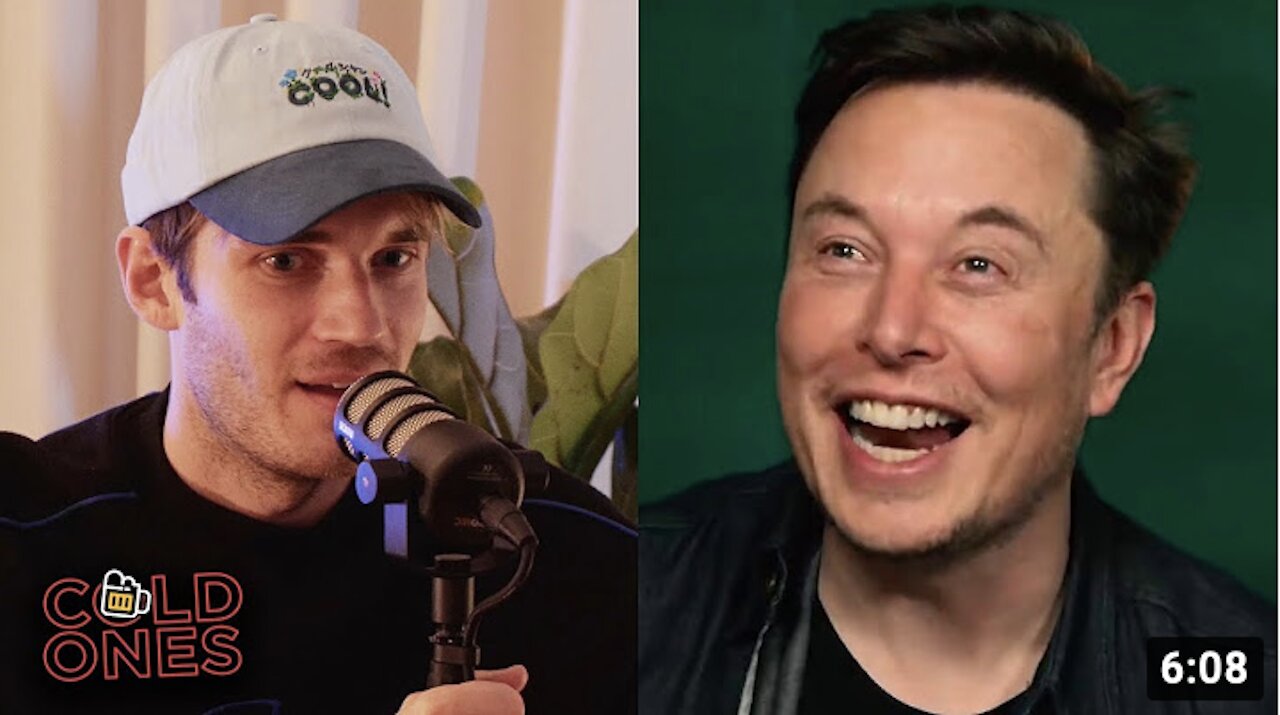 Pewdiepie working with Elon Musk