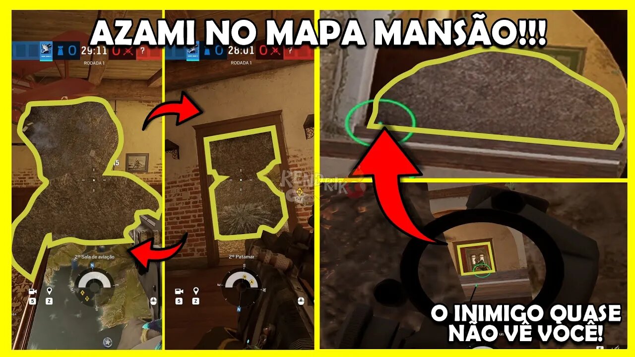 DICAS DE AZAMI NO MAPA MANSÃO/VILLA !!! Melhores e mais engraçados momentos!