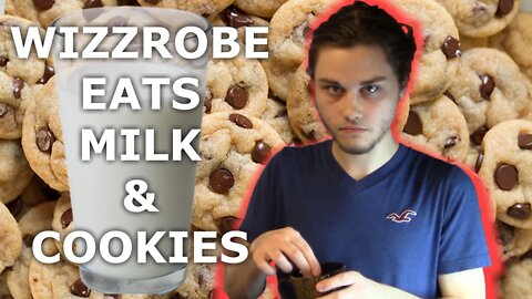 Wizzrobe tries Milk & Cookies for the 1st TIME!