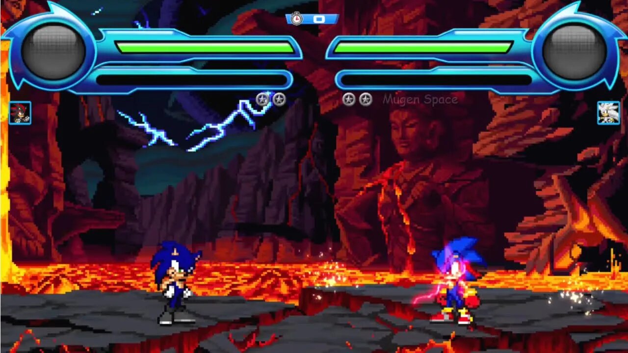 Sonic Black VS Choas Sonic & Silver Sonic I Sonic Colors Ultimate Mugen