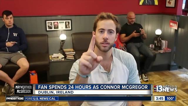 Las Vegas resident spends '24 Hours as Conor McGregor in Ireland'