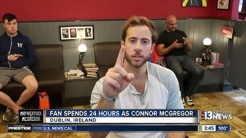 Las Vegas resident spends '24 Hours as Conor McGregor in Ireland'