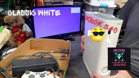 Classic White Xbox 360 / Let's Get It Tested & Cleaned Plus The Controller