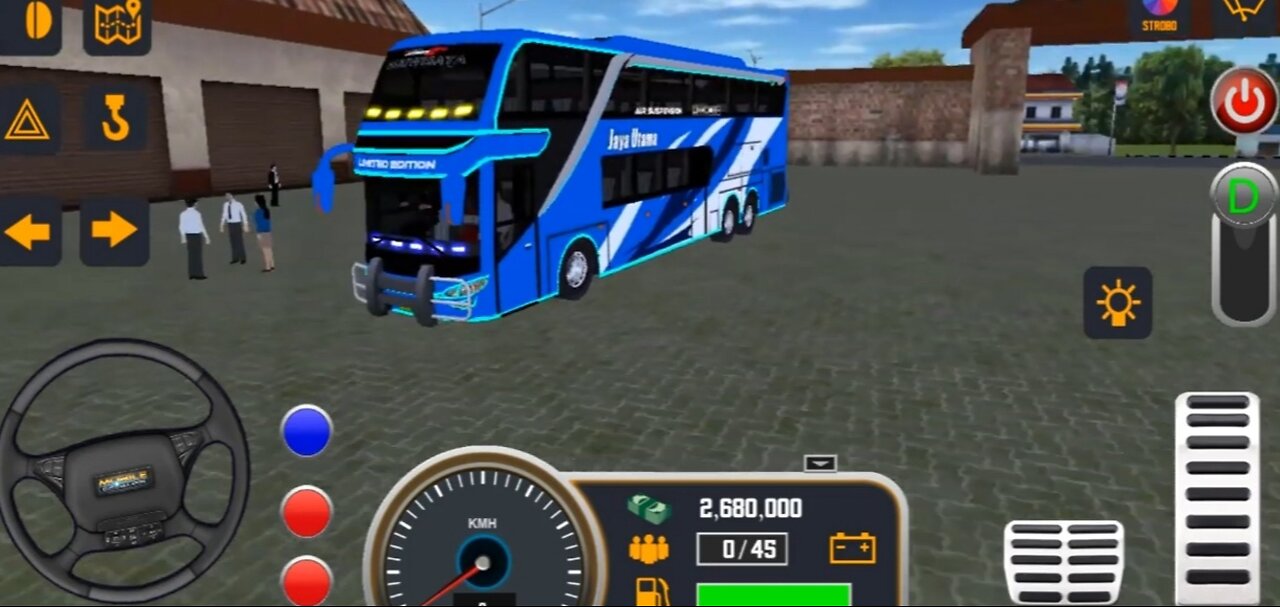 Mobile Indonesia Bus Simulator - First Bus Transporter Driving - Android GamePlay _4