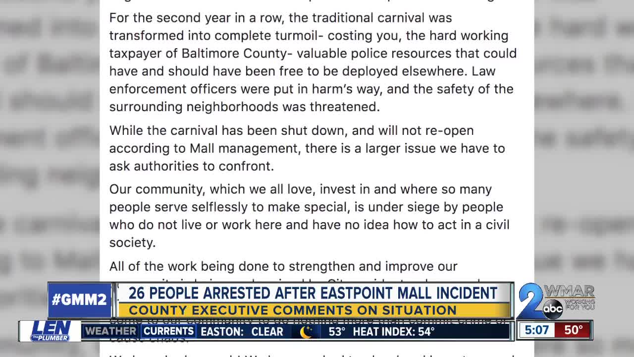 Multiple fights break out at carnival outside Eastpoint Mall