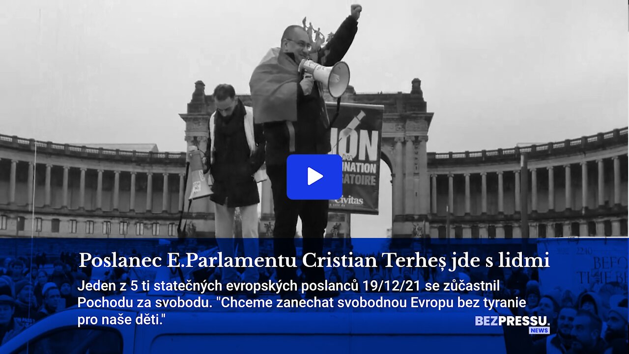 Poslanec EU Parlamentu Cristian Terheș jde s lidmi