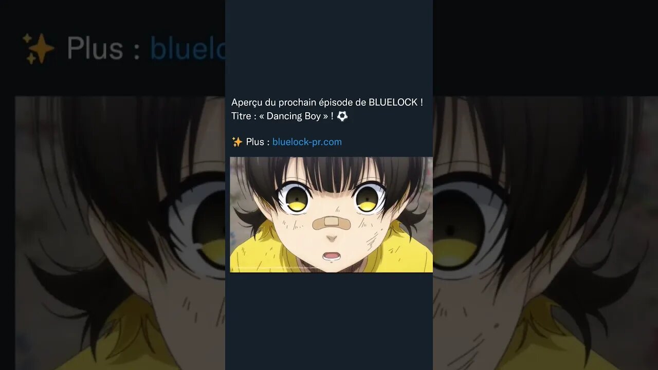 Aperçu du prochain épisode de BLUELOCK ! Titre : "Dancing Boy" ! ⚽️✨More : bluelock-pr.com