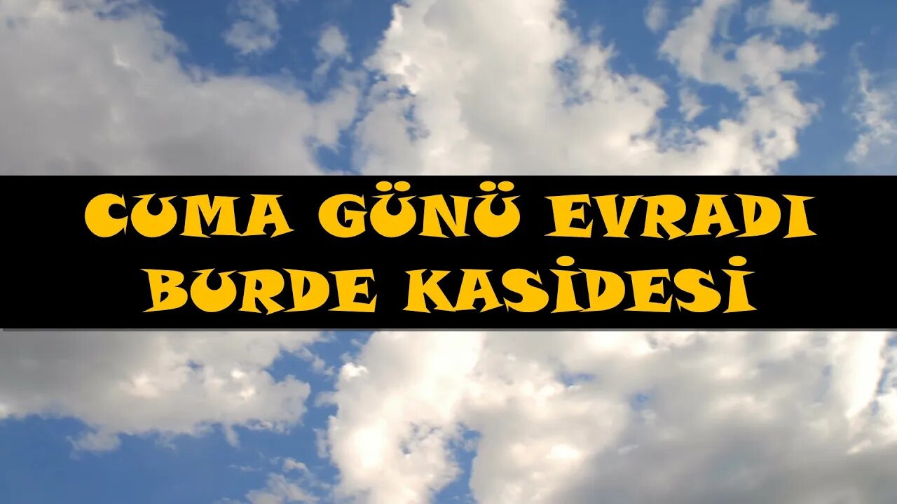 CUMA GÜNÜ DUASI