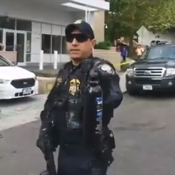 Federal officers pepper spray protesters at the ICE facility in SW Portland
