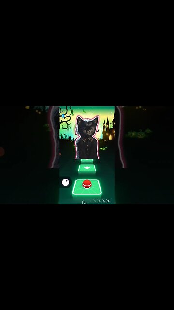 WEDNESDAY CAT part 1 #music #tileshop #cat #wednesday #animalsong #blackpink #dance #mobilegaming