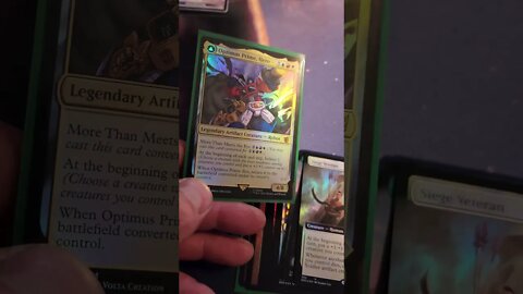 Foil Optimus prime in ✋️ MTG Brothers War!!