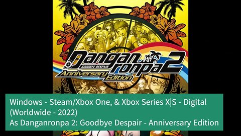 Video Game Covers - Season 2 Episode 9: Danganronpa 2: Goodbye Despair(2012)