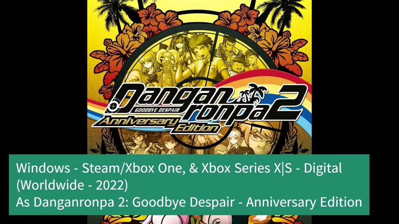 Video Game Covers - Season 2 Episode 9: Danganronpa 2: Goodbye Despair(2012)