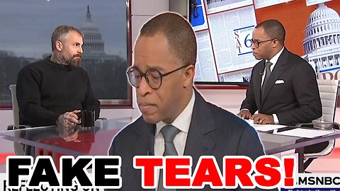 MSNBC host cries FAKE TEARS on the anniversary of J6! BOMBSHELL dropped on number of Feds in crowd!