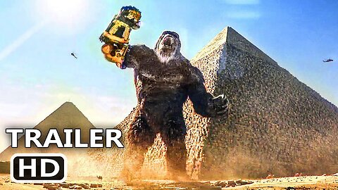 GODZILLA X KONG: THE NEW EMPIRE "King Kong destroys pyramids" Trailer (2024)