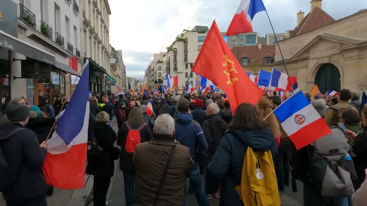 CORTÈGE NATIONAL POUR LA PAIX ET LA LIBERTÉ - Réintégration des suspendus - 19/11/2022 - Video 7