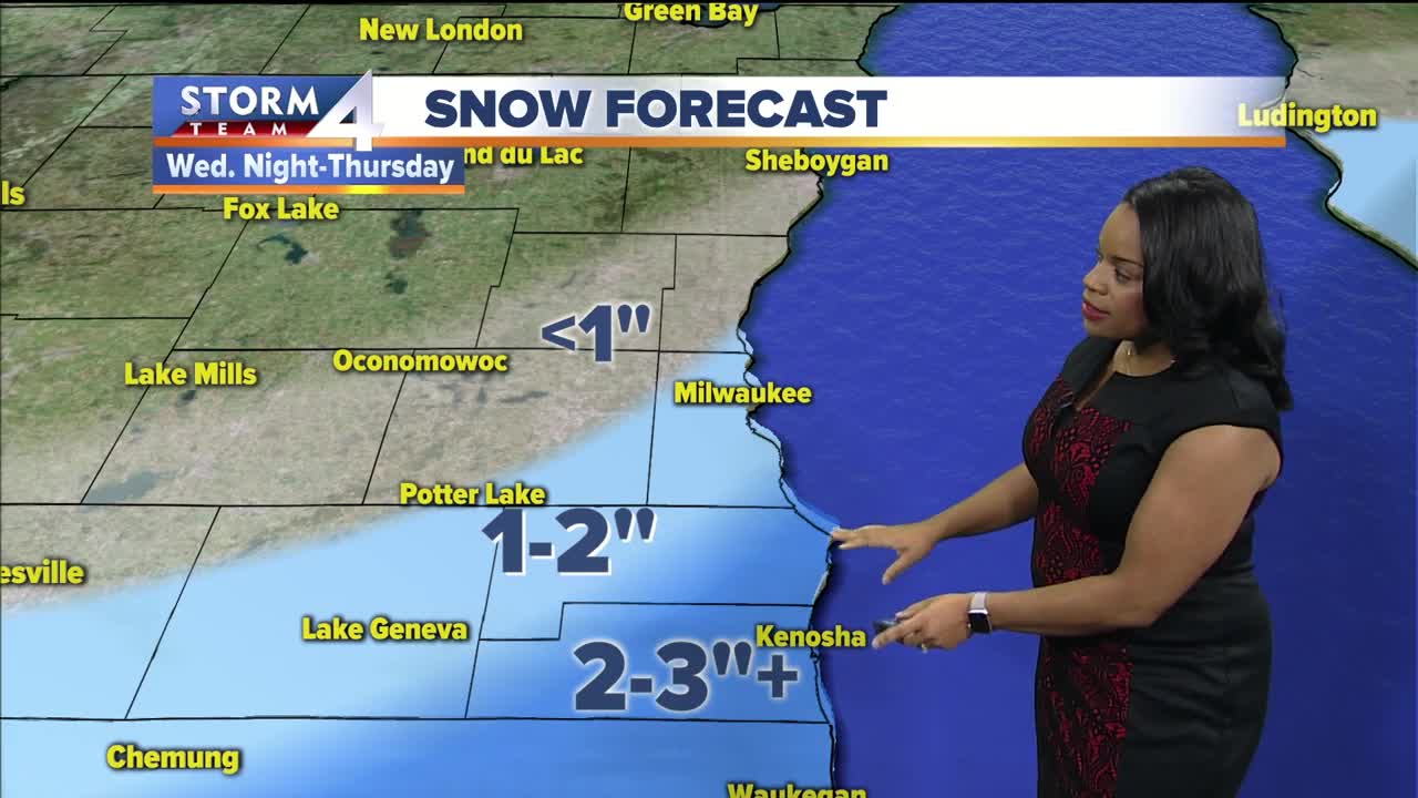 Snow moves in tonight, bringing 1-2 inches in Milwaukee