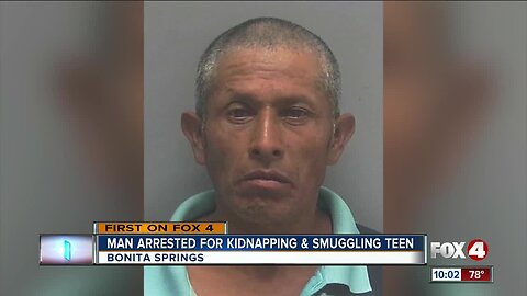 Man arrested for smuggling teen