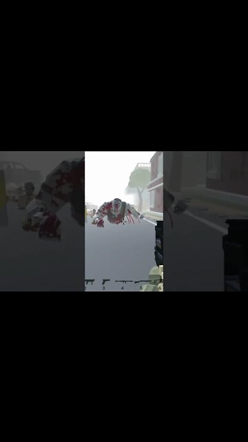 Zombie shooter! Keep shooting! I admit. It's satisfying. Rampage mode! #shorts