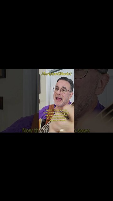 ♪Scripture2Music♪ 2 Corinthians 9:6 #shorts #bible #scripture #verse