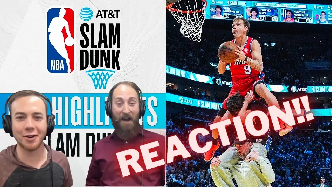 2023 NBA #ATTSlamDunk Contest REACTION VIDEO! | 2023 #NBAAllStar