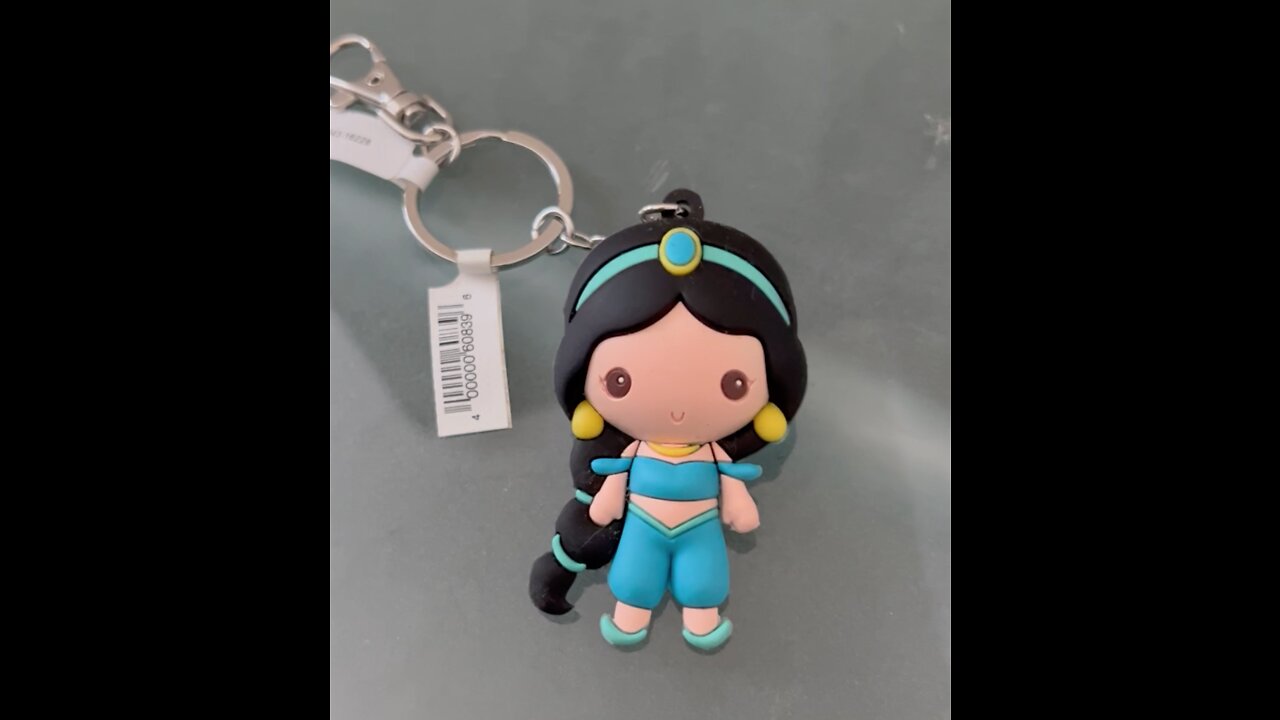 Disney Parks Jasmine Wishables Keychain #shorts