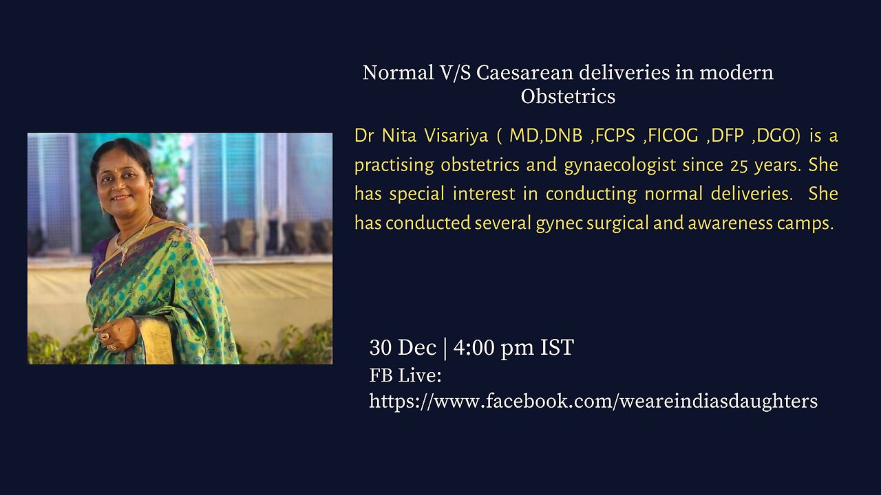 Normal vs Caesarian in Modern Obstetrics | Dr Nita Visariya