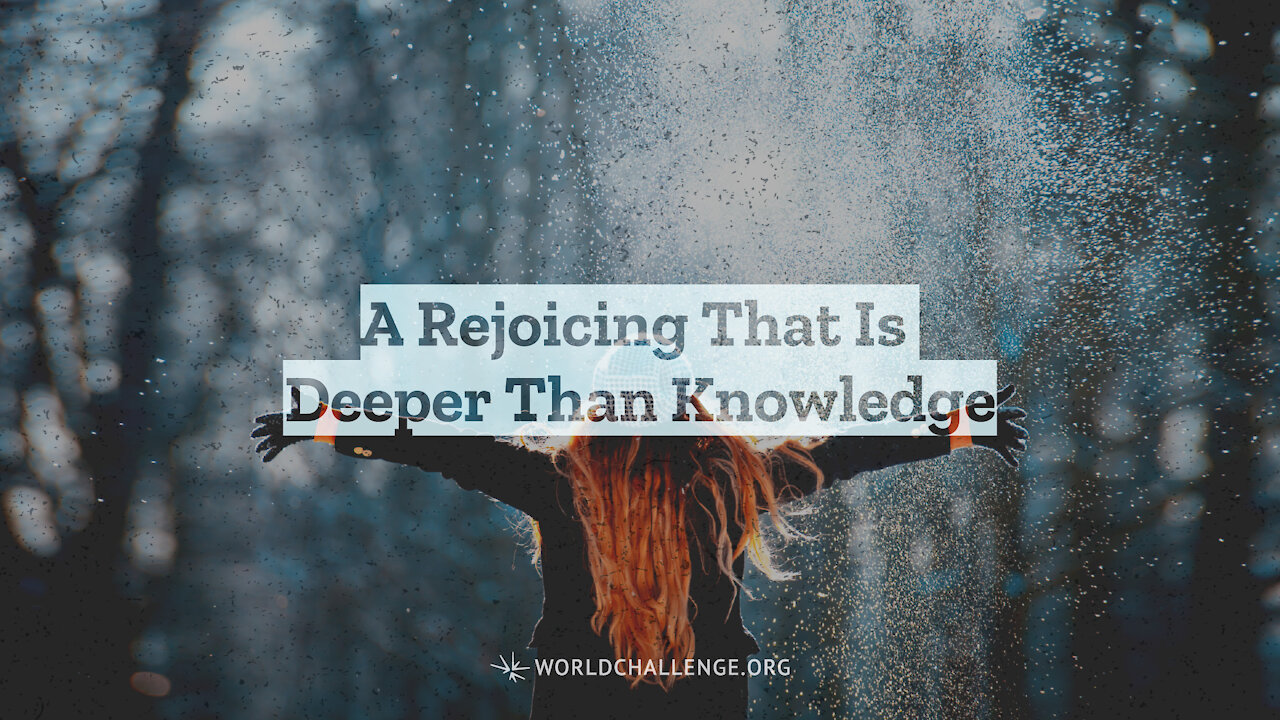 A Rejoicing That Is Deeper Than Knowledge - Carter Conlon - November 26, 2017