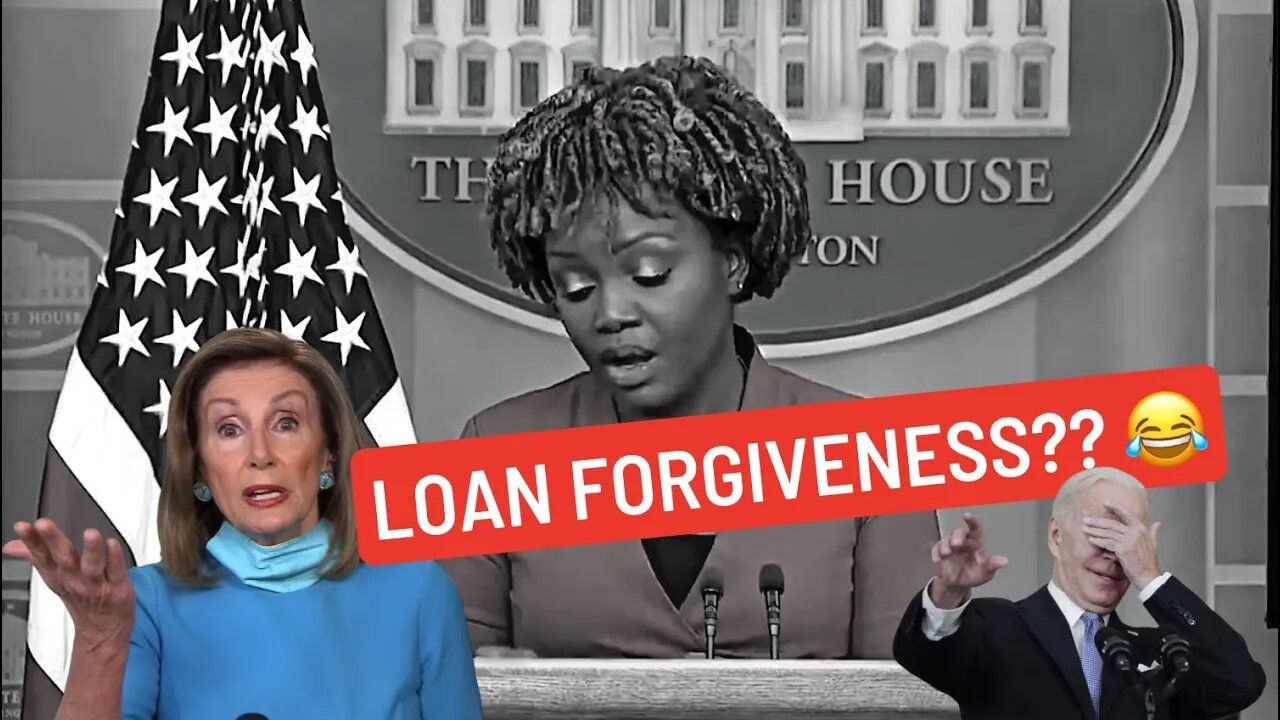 Karine Jean-Pierre On Biden's Student Loan Forgiveness 😂😂