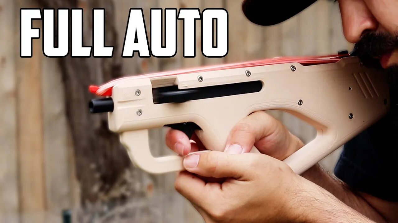 Full Auto Rubber Band Gun