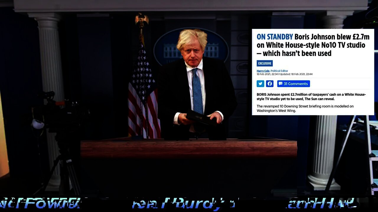 Boris Spent £2.7 Million On White House Style Press Propaganda Room That Has Not Been Used