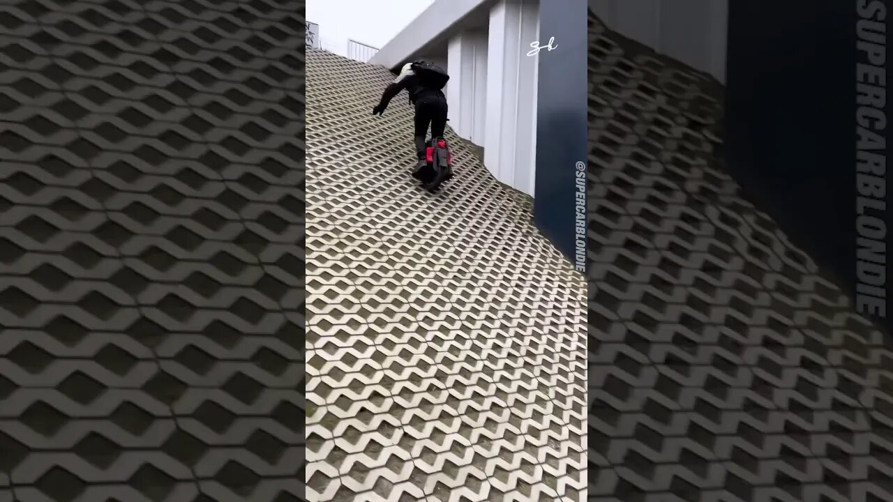 One Wheel Defying Gravity! 😲