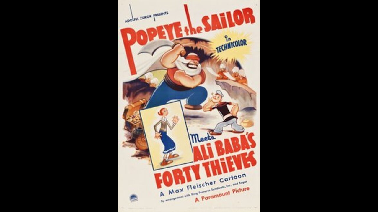 Popeye the Sailor Meets Ali Baba's Forty Thieves (1937) | Directed by Dave Fleischer - Full Movie