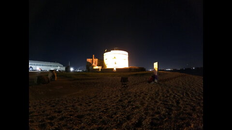 Making a brew. Night vlog by a castle