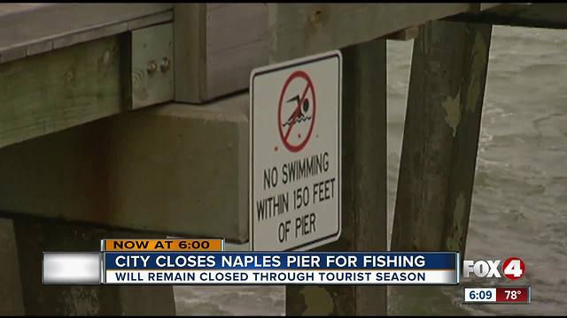 Naples Pier fishing suspend through tourist season