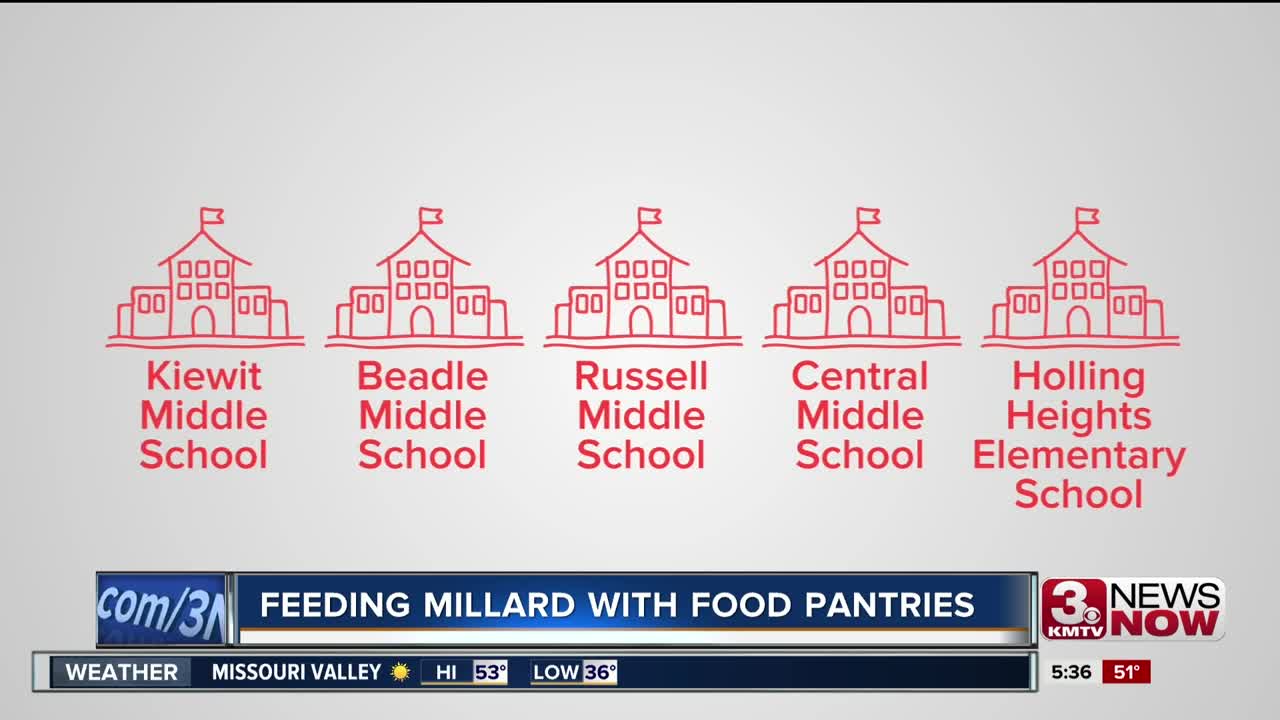 Millard South High School DECA team creates food pantry starter kits for other Millard area schools