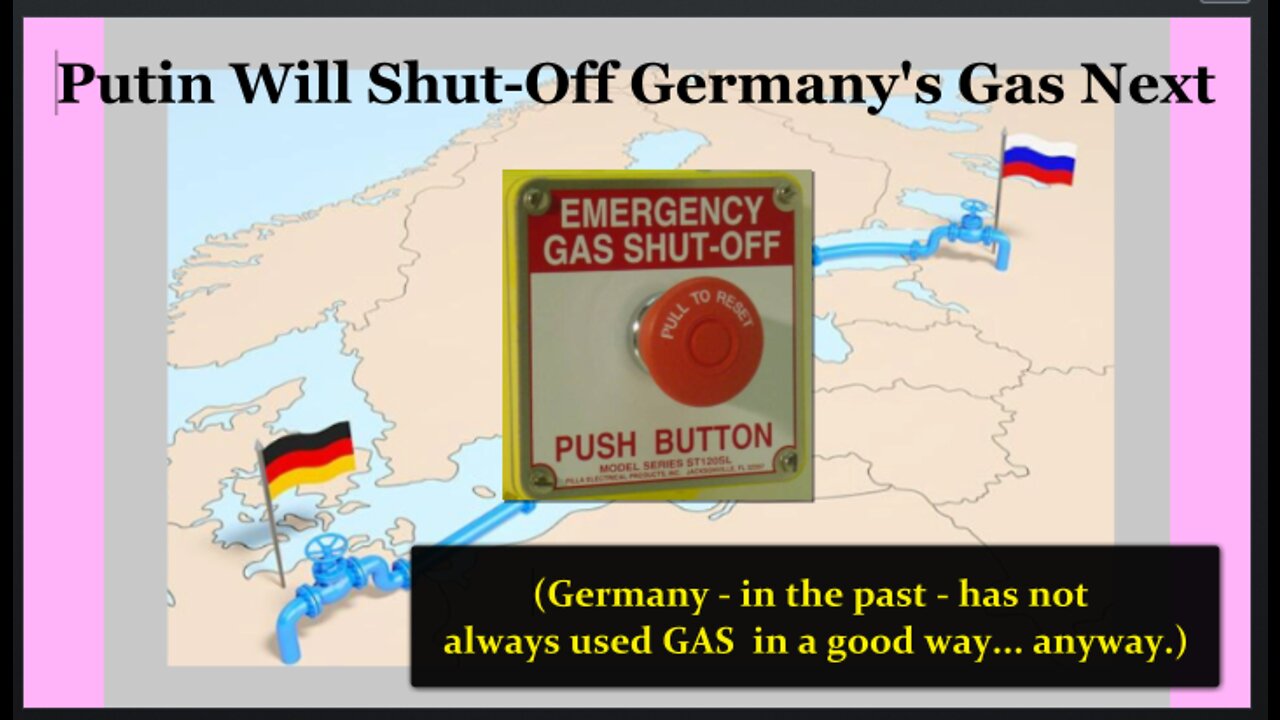 Putin Threatens To Lighten Up NATO With a Small Nuke as Germany is Next to Have Their Gas Shut-Off