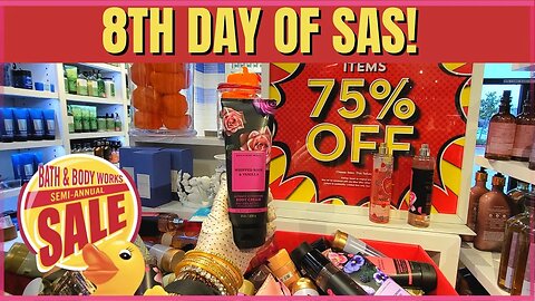 Bath & Bodyworks | 8TH DAY OF SAS | 75 % OFF THROWBACK SCENTS | PRICE DROPS |#bathandbodyworks