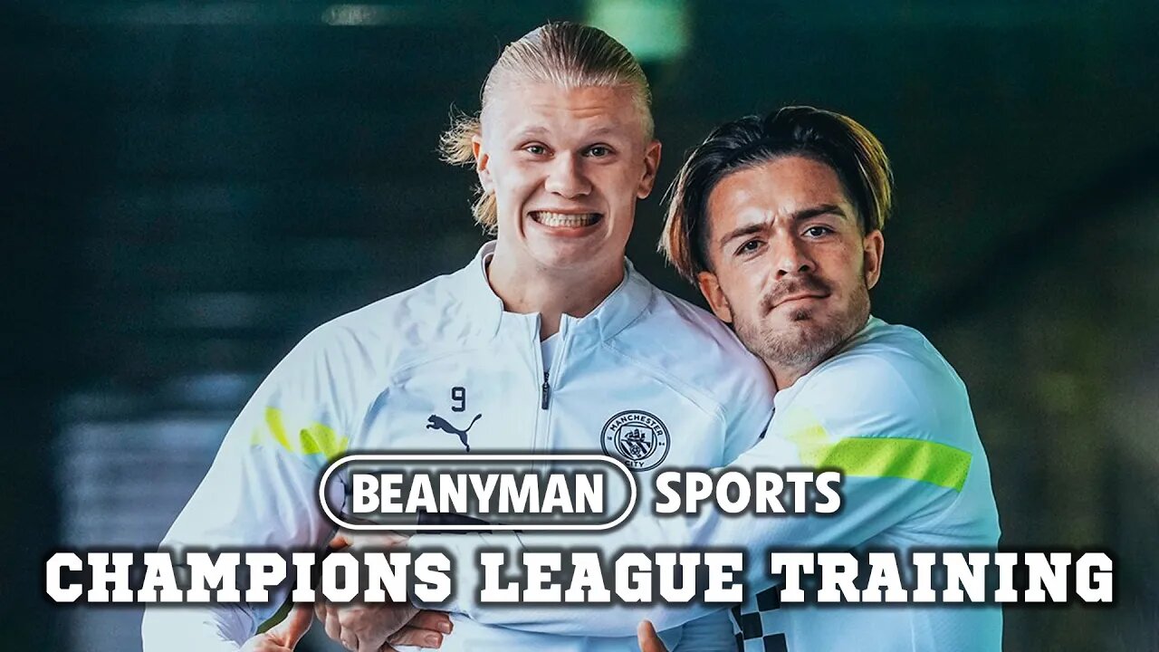 Erling Haaland and Jack Grealish train with Man City ahead of Copenhagen Champions League clash